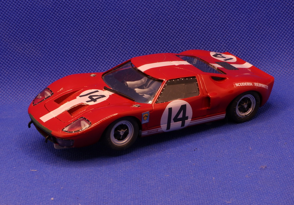 Slotcars66 Ford GT40 1/32 scale Slot.it slot car red #14  